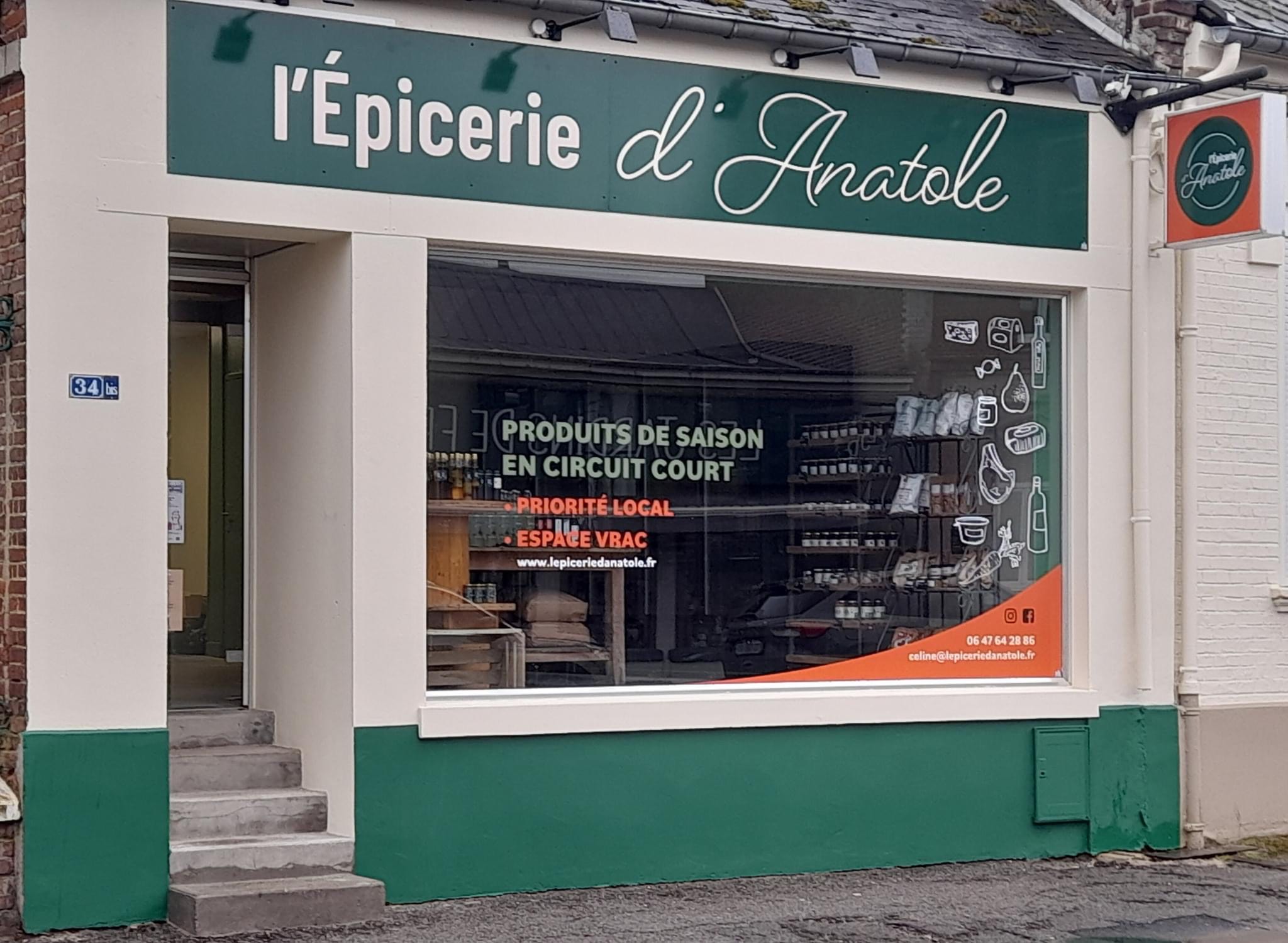 Circuit court et produits de saison, L'épicerie d'Anatole ouvre à Rosières-en-Santerre