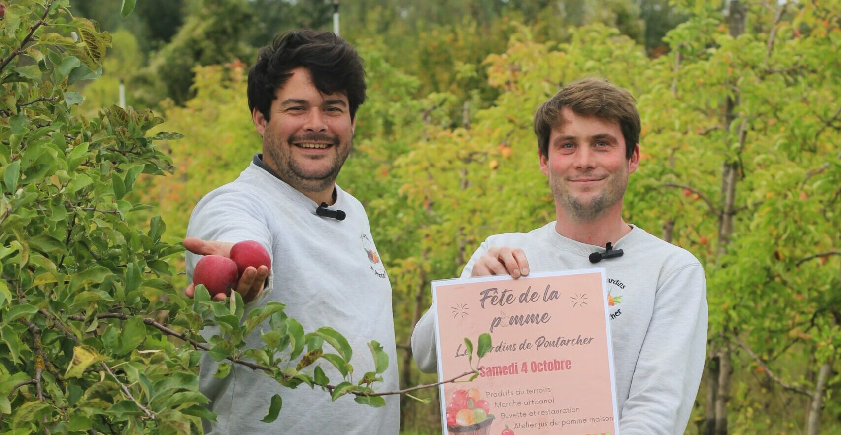 C'est la fête de la pomme aux Jardins de Pontarcher
