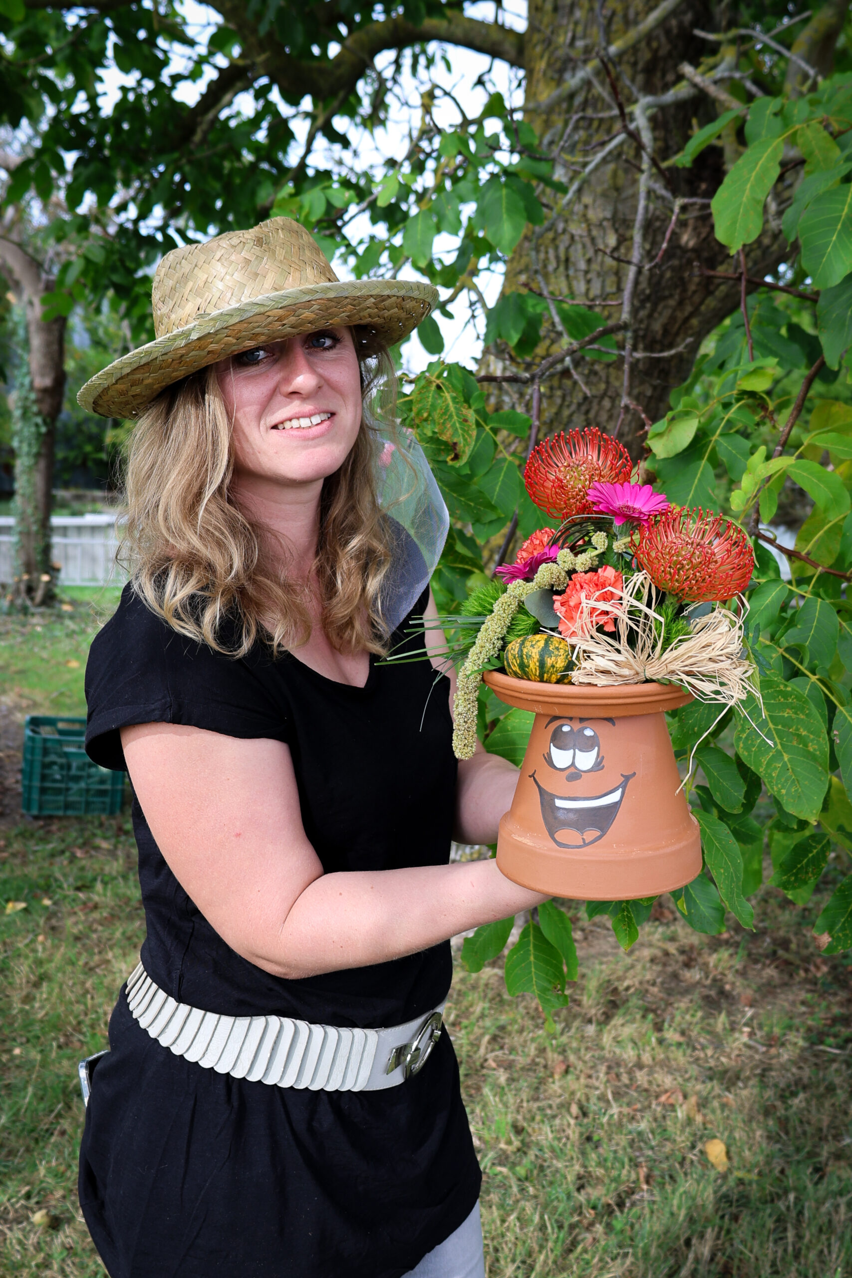 Atelier floral aux Serres de la Croisette : une composition aux couleurs de l’automne